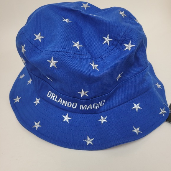 Zephyr Orlando Magic Bucket Hat Blue Silver Stars NBA Basketball Adult L XL - Picture 7 of 7